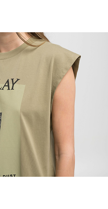 ボーイフィットベーシックジャージーPHOTOプリントTシャツ 詳細画像